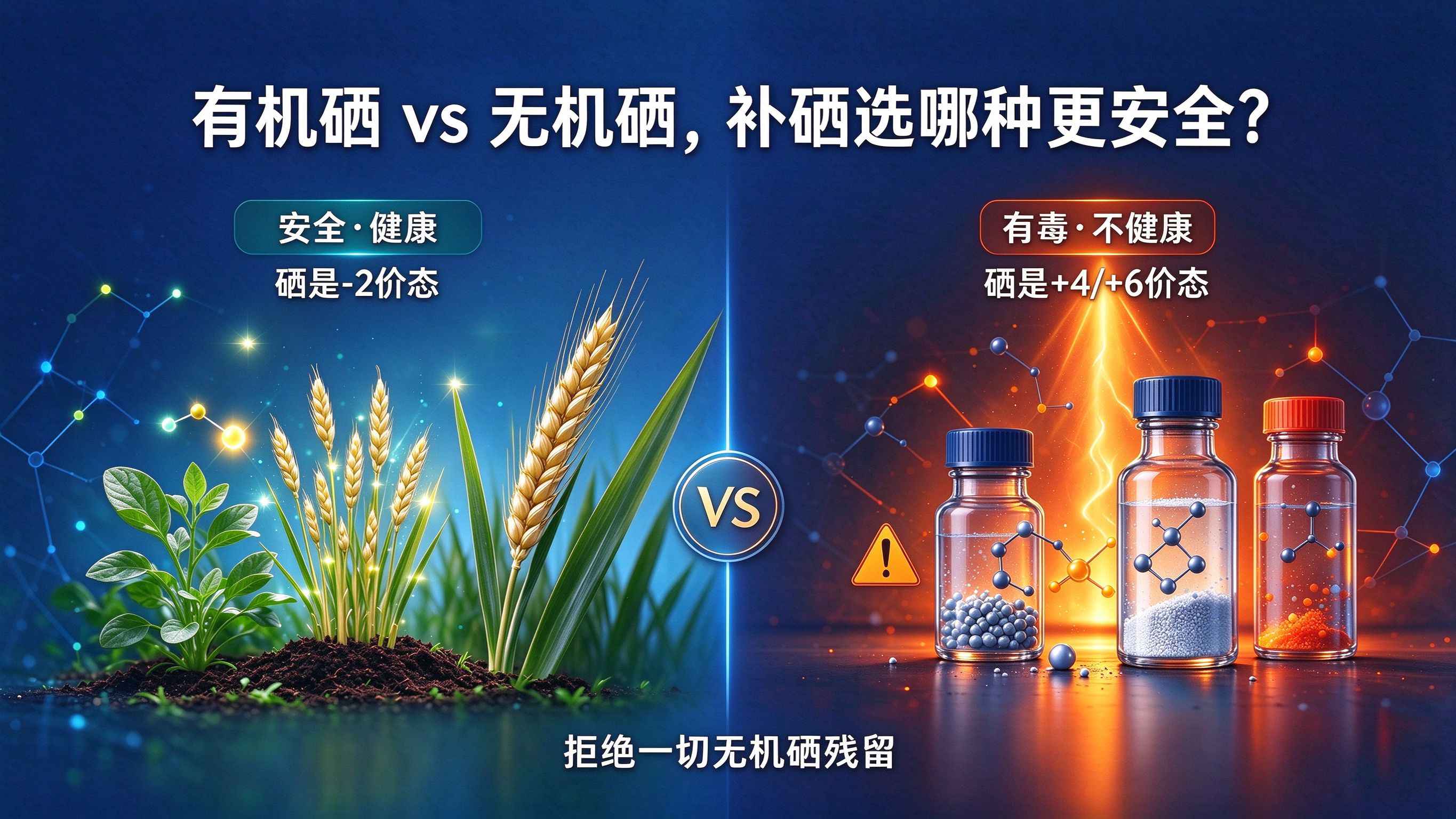 有机硒和无机硒有啥区别?补硒选哪种更安全?
