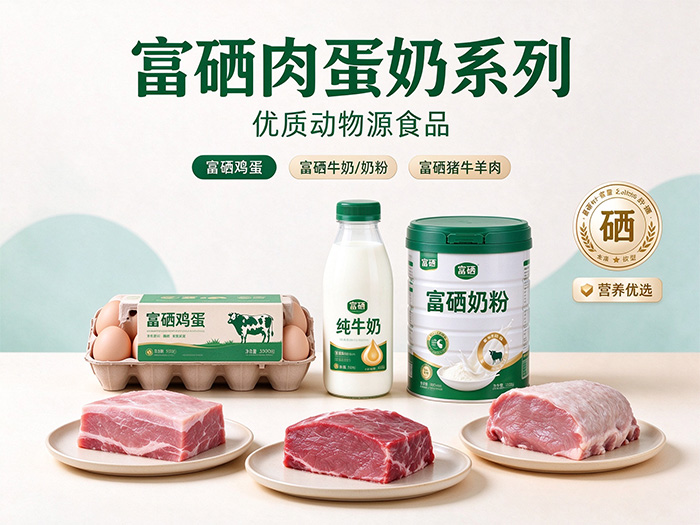 富硒肉蛋奶系列